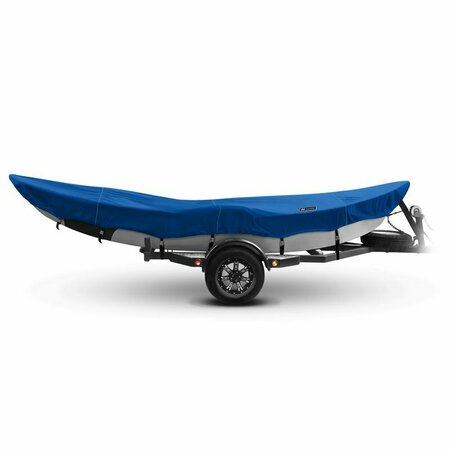 EEVELLE Boat Cover DRIft BOAT, Outboard Fits 11ft L up to 84in W Royal WSDFT1184B-RYL